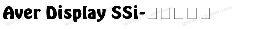 Aver Display SSi字体转换